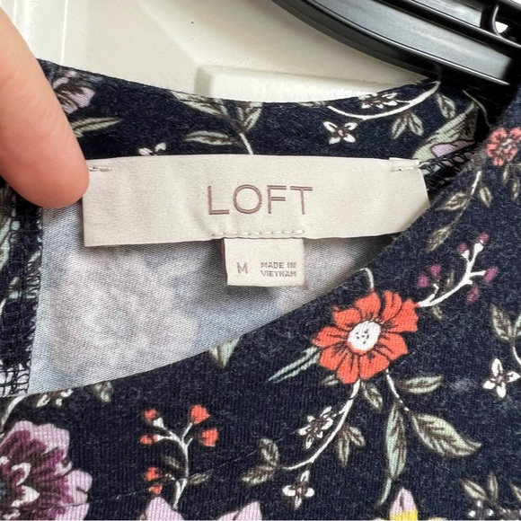 Loft A-Line Floral Swing Dress - Picture 3 of 4